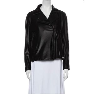 Koral black leather jacket